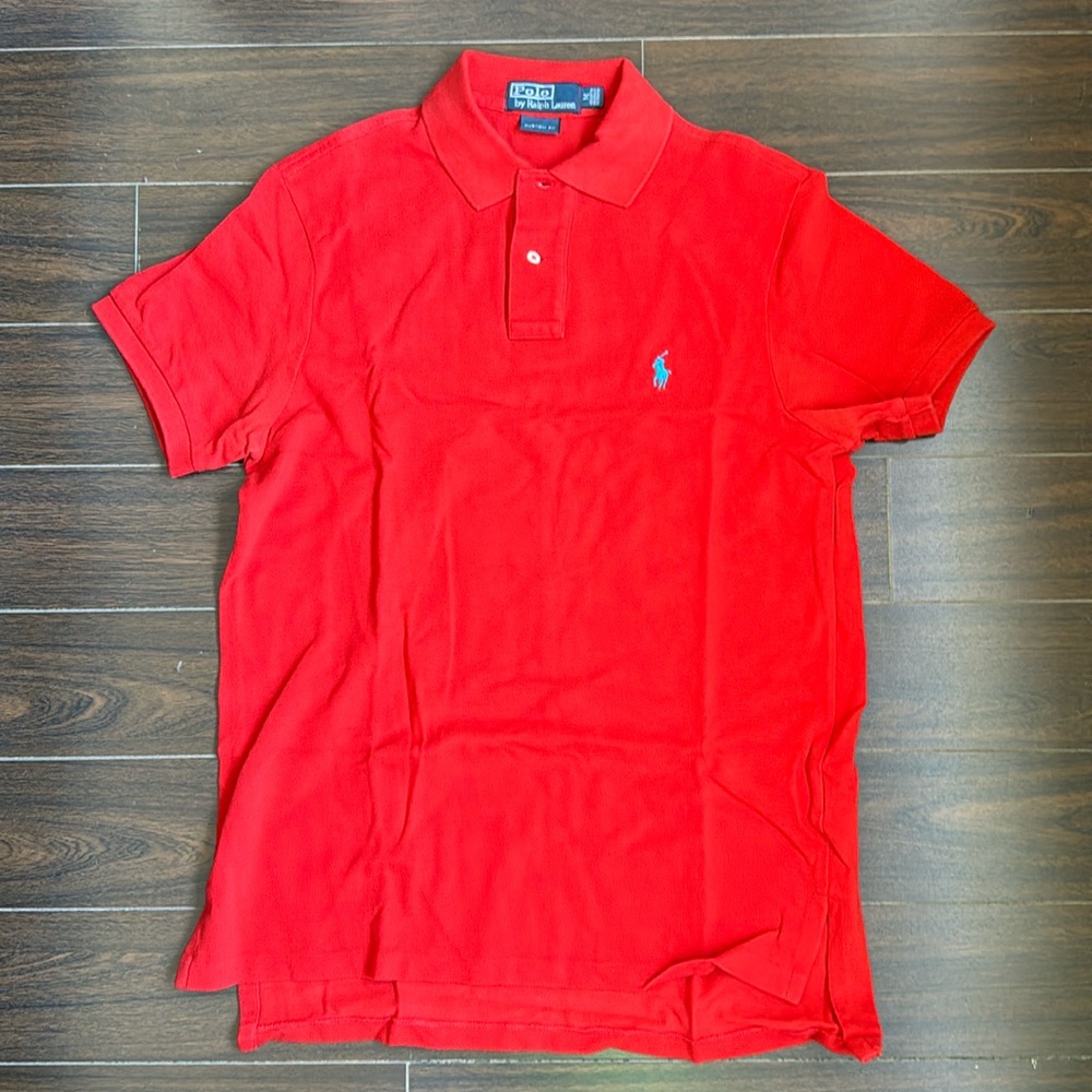 Red Ralph Lauren Polo - Custom Fit M